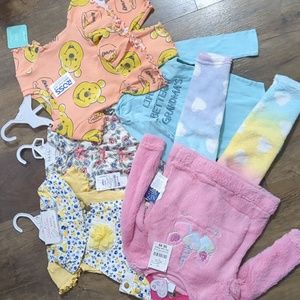 2t or 24 month lot bundle girl Winnie Pooh unicorn